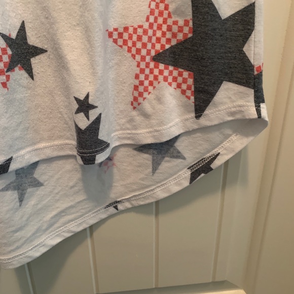 eesome White sleeveless stars top - Picture 6 of 8